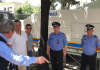 VIDEOLAJM/ Berisha shkon tek policët, ja çfarë po ju thotë