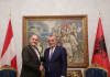 Kryetari i Kuvendit, z. Gramoz Ruçi, priti Presidentin e Këshillit Kombëtar të Austrisë z. Wolfgang Sobotka