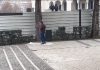 Protesta, studenti mysliman falet larg turmës
