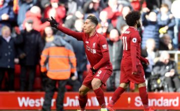 Liverpool mund Bunley-n, shkëlqejnë Mane dhe Firmino