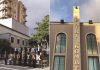 Teatri Kombëtar/ Artistët dhe qytetarët rivendosin gërmat mbi fasadën e godinës, duke u betuar: Do ta mbrojmë me gjak!