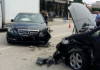 Përplasen dy makina në rrugën dytësore Tiranë-Durrës, plagosen katër persona