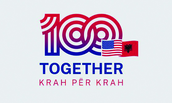 Logoja kushtuar 100-vjetorit të marrëdhënieve shqiptaro-amerikane