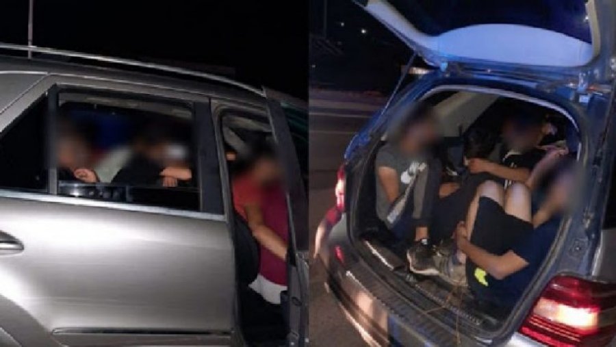 Transportonin emigrantë, arrestohen dy persona në Maliq
