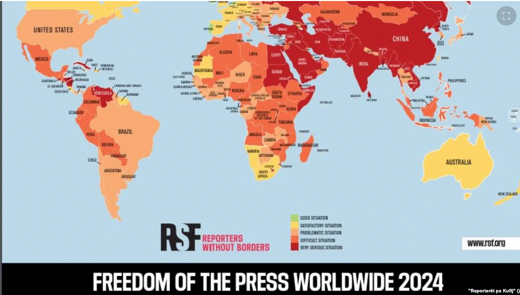 “Reporterët Pa Kufij”: Liria e shtypit po kërcënohet nga politika