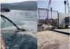 Firma që po punon brenda “Vlora Marina” derdh ujërat e zeza në det, qytetari denoncon: Po e bën lule, Mane!