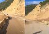 Reshjet e dendura të shiut në Vlorë, shembja e dherave bllokoi për disa orë bypassi-n e Vlorës
