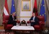 Presidenti Begaj pret homologun e Letonisë, në fokus të takimit çështjet në fushën e sigurisë dhe mbrojtjes