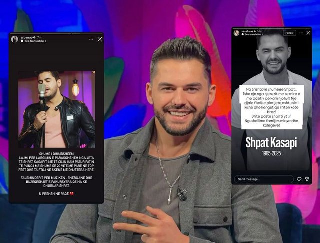 Shpat Kasapi u nda nga jeta  Artistët shqiptarë reagojnë të tronditur  mesazhet e ndjera