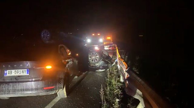 Aksident i rëndë në Zall Bastar  4 të plagosur nga përplasja e dy makinave