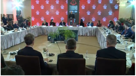 Tirana Economic Forum  Akademik  Prof  Dr  Anastas Angjeli  Shqipëria një pol financiar për Ballkanin perëndimor 