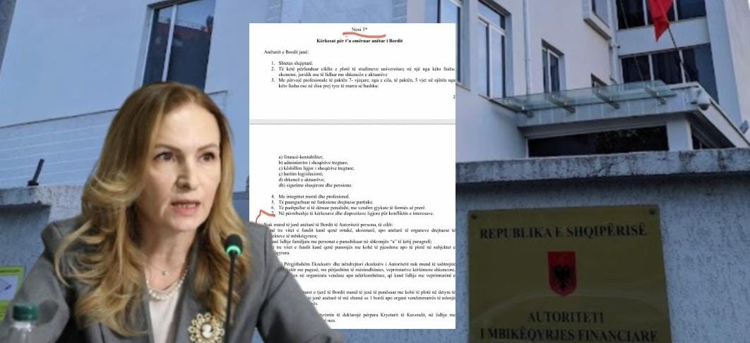  Turravrap  drejt Autoritetit të Mbikqyrjes Financiare  ja përse emërimi i Adela Xhemalit është i jashtëligjshëm  Denoncimi 