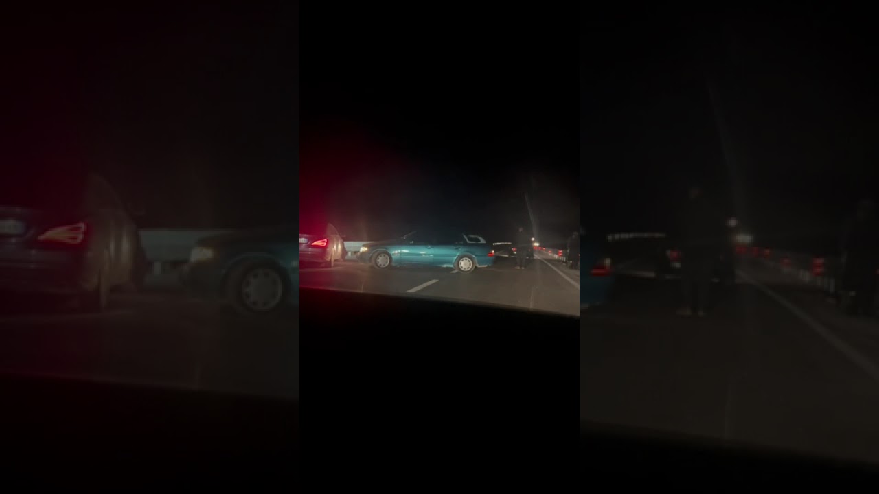 Aksident i trefishtë në rrugën Maqellarë Peshkopi  pamjet nga vendngjarja