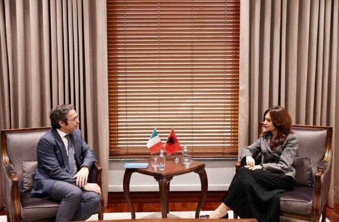 Spiropali me Ambasadorin e Italisë  Tirana mirëpret në 18 shkurt Forumin e Korridorit VIII  arteries strategjike të sigurisë europiane