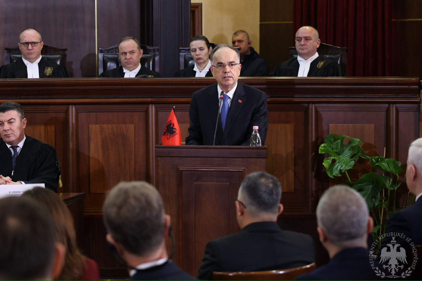 Presidenti Begaj mesazh drejtësisë në nisjen e vitit gjyqësor  Keni mbështetjen time për drejtësi funksionale  të ndershme dhe të barabartë