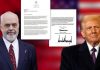 Ftesa për Bordin e Paqes, Rama publikon letrën e përgjigjes për presidentin Trump: Shqipëria, aleate e SHBA-ve! Privilegj dhe nder të kontribuoj