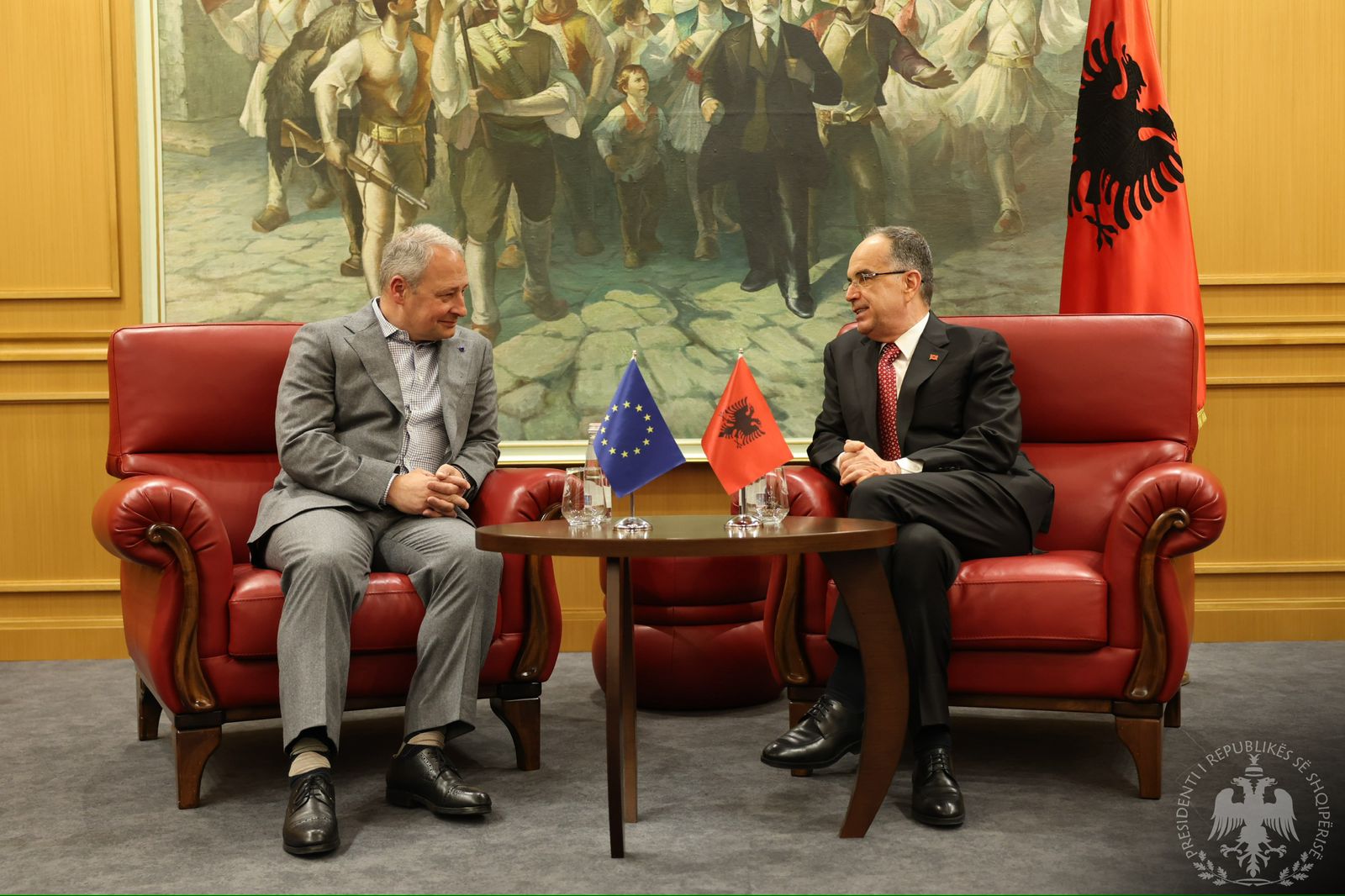 Presidenti Begaj pret në takim raportuesin për Shqipërinë në PE  Andreas Schieder