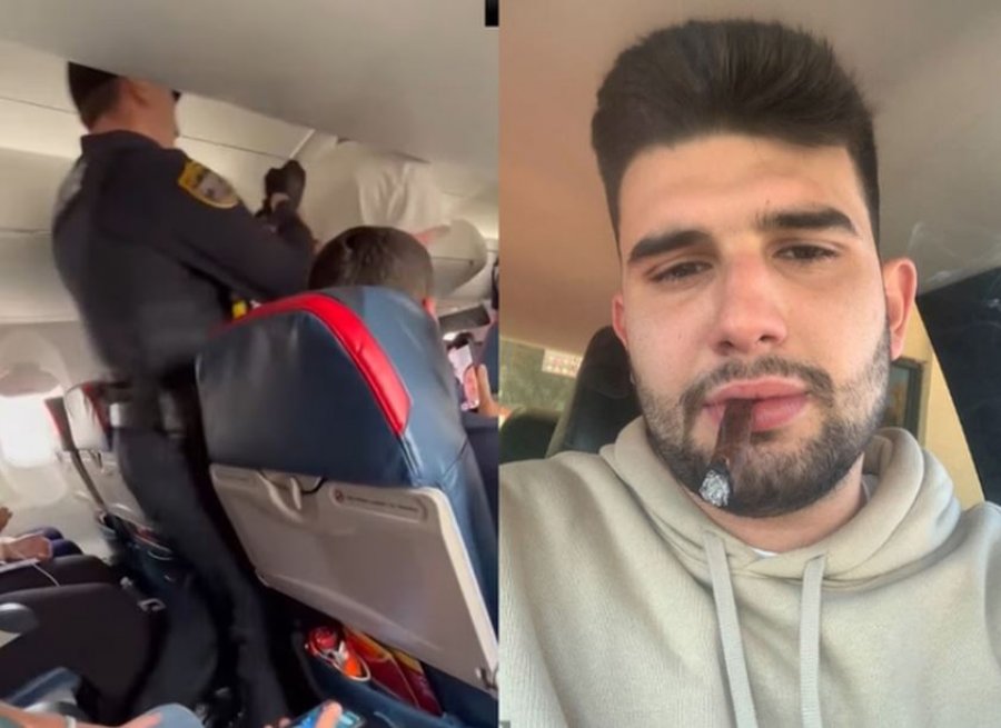 Shkaktoi panik duke tentuar hapjen e derës së avionit në fluturim  shqiptari dënohet me burg  Si u parandalua tragjedia në SHBA