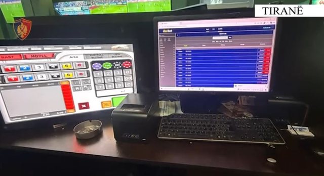 Zbulohen dy lokale me lojëra fati të paligjshme  arrestohen 3 persona në Tiranë