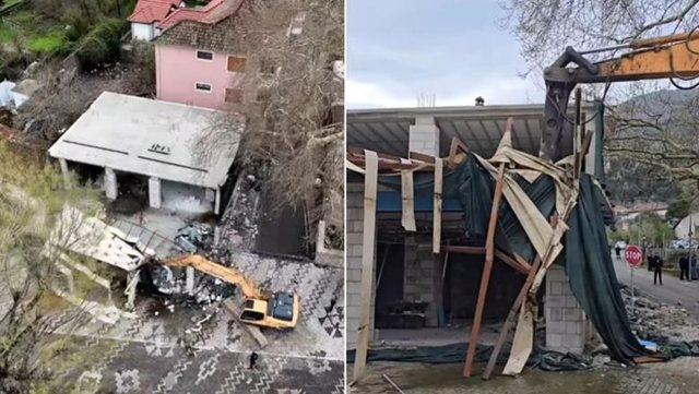 Aksioni për hapësirat publike  IKMT shemb ndërtimet pa leje në Tiranë