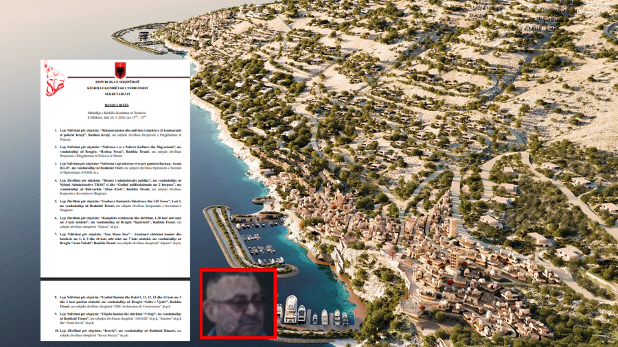 Dajlan Avdia betonizon Gjirin e Krorëzës  italianët  zbulojnë  projektin e ri me vila