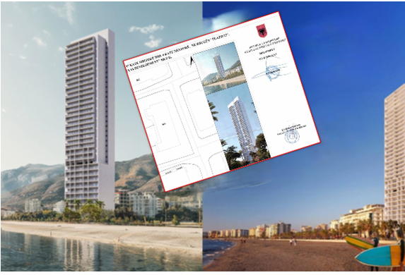 Kullë me 37 kate në Vlorë  si po betonizohet qyteti bregdetar