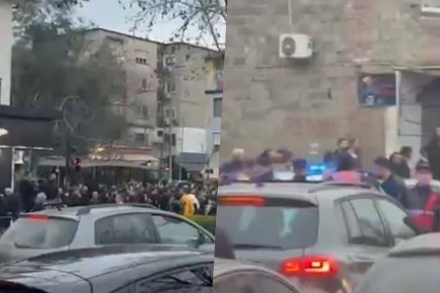 Tension dhe përplasje mes tifozëve  Tirana Elbasani nuk mbaron kurrë  shoqërohen disa persona