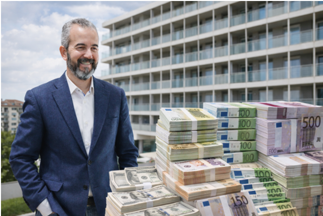 Një pasanik në KQZ  Kryetari Celibashi shet apartament 430 mijë euro dhe jep 200 mijë të tjera hua  ja milionat e bashkëjetueses