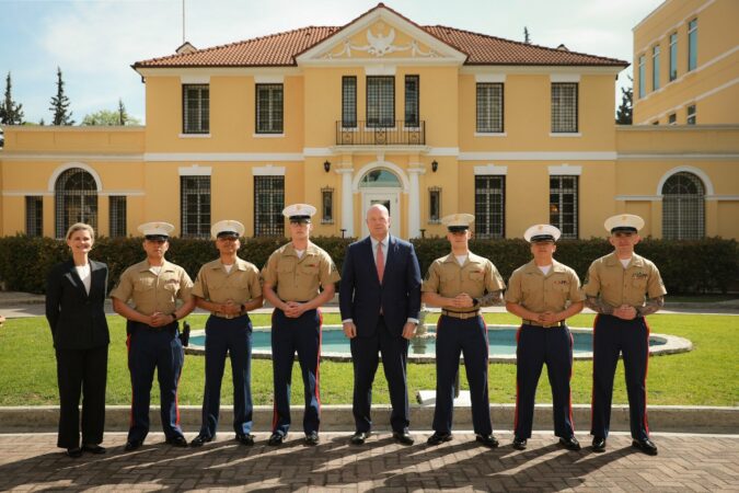 Ambasadori I SHBA në NATO vizitë në Tiranë  Ambasada ndan pamjet  Vlerësojmë partneritetin mes vendeve tona në mbrojtje të vlerave të përbashkëta