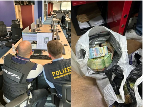Europol kap 900 mijë euro cash te call centeri në Tiranë