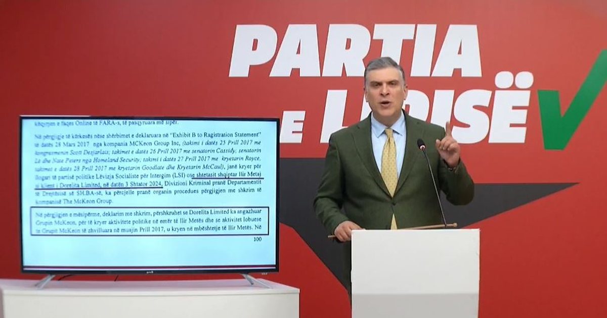 Blushi publikon provat për Metën  SHBA rrëzoi zyrtarisht akuzën për lobim të paligjshëm  por SPAK e fshehu përgjigjen