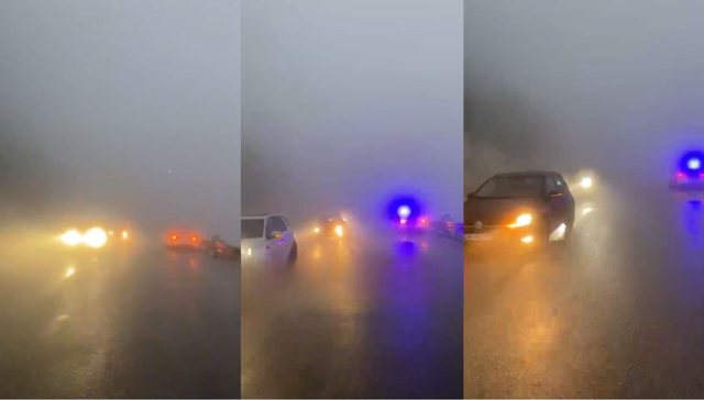 Mjegull e dendur dhe aksidente në jug të vendit  vështirësohet qarkullimi në Kardhiq Delvinë