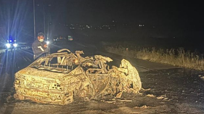 Aksident tragjik në Maqedoninë e Veriut  BMW ja përplaset me një kamion dhe përfshihet nga flakët  të paktën katër viktima