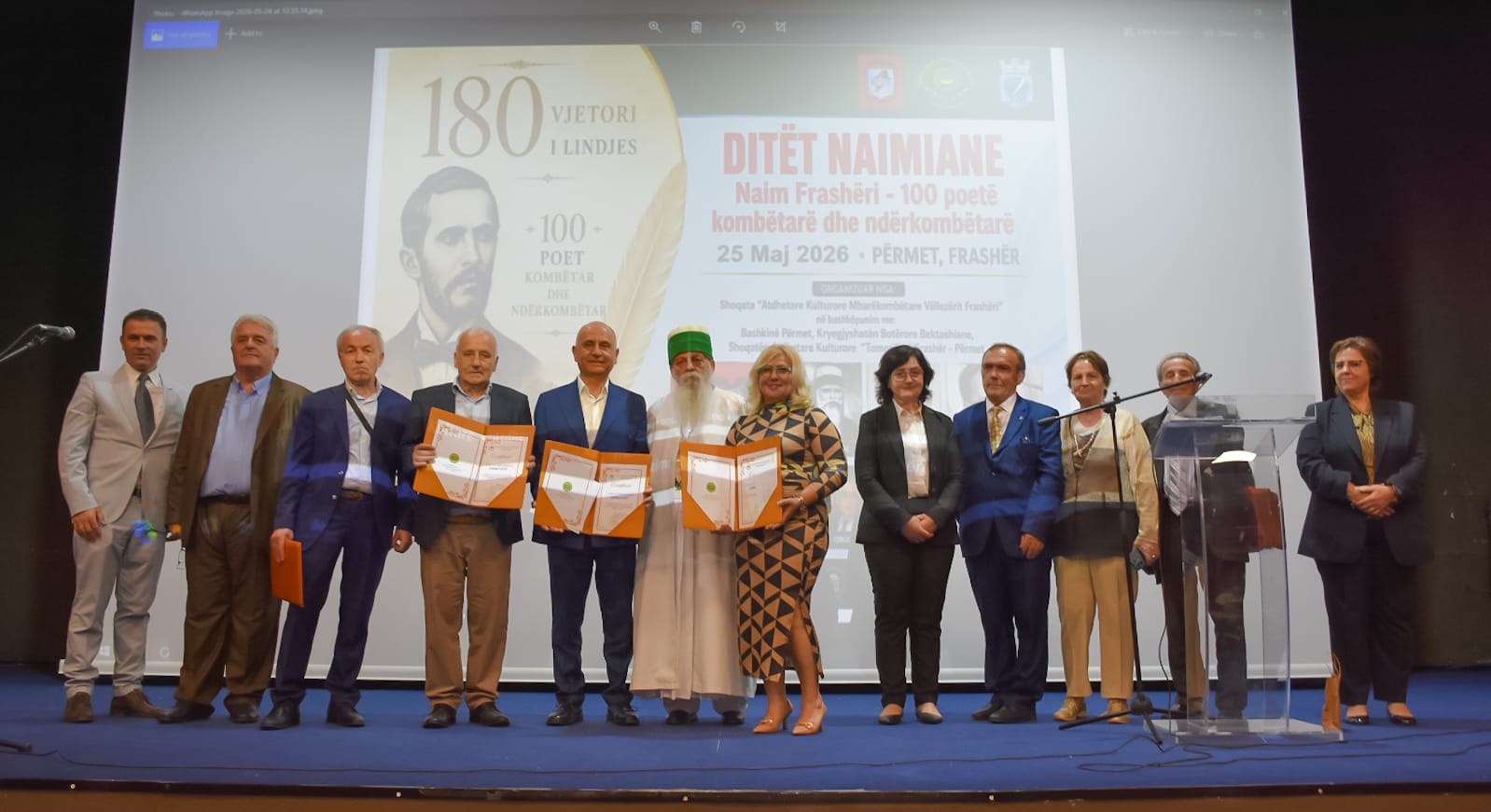 Aktivitete mbresëlënëse dy ditore në Përmet dhe Frashër  në kujtim të 180 vjetorit të lindjes së Naim Frashëri