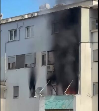 Qirinjtë aromatikë shkaktuan zjarrin  flakët përfshinë dhe apartamentet ngjitur  Arrestohen 2 vajza në Tiranë