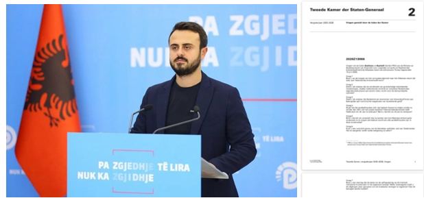 Besart Xhaferri  Ministri i Financave në Holandë thirret në interpelancë për kompanitë guackë që investojnë në Shqipëri 