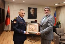 Ambasadori i Spanjës, Gabriel Cremades Ventura, vizitë në Drejtorinë e Përgjithshme të Policisë së Shtetit