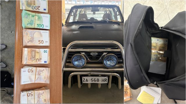 Nuk i kishte deklaruar te autoritetet përkatëse  i sekuestrohen 25 mijë euro italianit në Portin e Durrësit