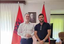 Ermal Dredha: Sot pata kënaqësinë të mirëpres në Ambasadë z. Saimir Shala, Drejtor Ekzekutiv i Albanian Reisen