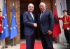 Kreu i Shtetit Begaj pret Presidentin e KiE, Antonio Costa: Reforma në drejtësi dhe lufta kundër korrupsionit po japin rezultate. Zgjerimi i BE-së, investim për paqen dhe stabilitetin