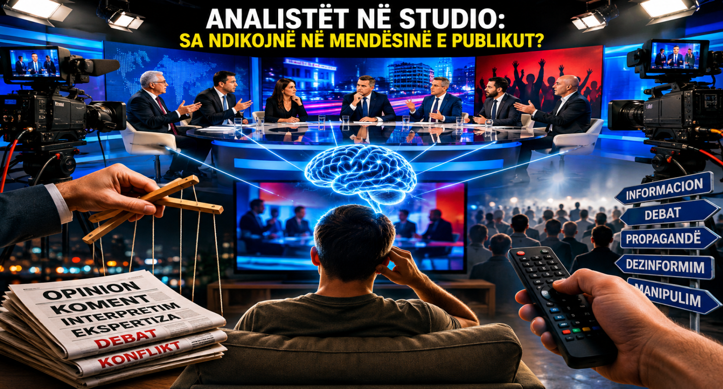 Anjeza Musollari  Analistët e ekranit  informim  ndikim apo manipulim 