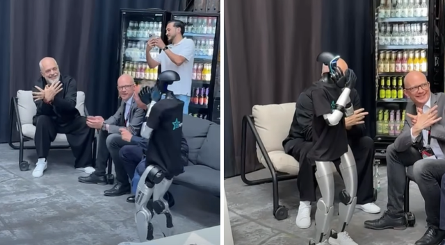 VIDEO  Rama në Gjermani  i  mëson  robotit të bëjë simbolin e shqiponjës me duar