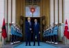 Kryeministri Rama pritet nga Erdogan në Pallatin Presidencial në Ankara
