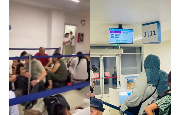 Me verën nisin edhe torturat e WizzAir  Shqiptarët lihen në aeroport gjithë natën