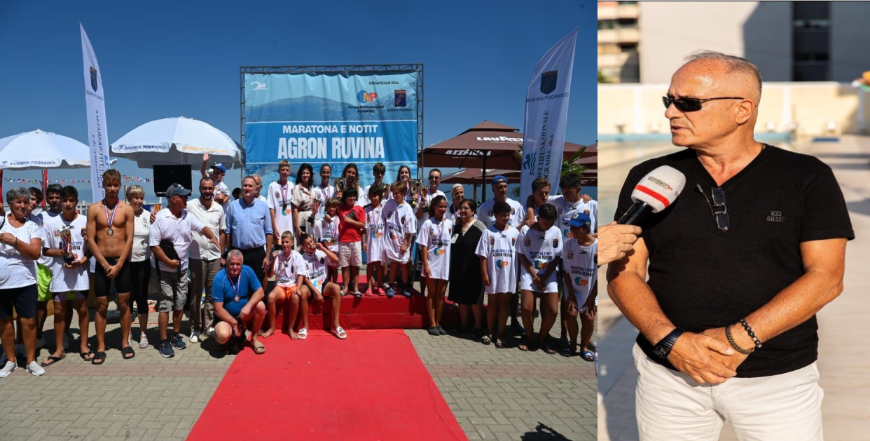 MINIMARATONA  Qyteti liqenor mbylli me sukses veprimtarinë e notit me përmasa kombëtare  Presidenti i FSHN së Agim Çiraku  Në Pogradec noti është pasion  Agron Ruvina   