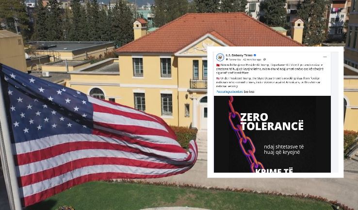 Amabsada Amerikane paralajmëron se SHBA po anulon vizat për të huajt që kryejn krime ose kërcënojnë sigurinë kombëtare