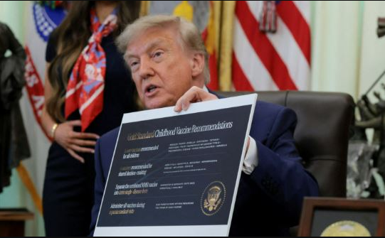 Donald Trump firmos urdhrin për reduktimin e vaksinave të fëmijëve  rekomandon ndarjen e vaksinës MMR