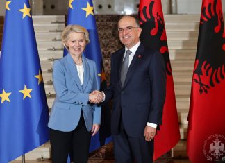 Presidenti Begaj pret në presidencë Ursula von der Leyen: Integrimi në BE objektivi ynë!