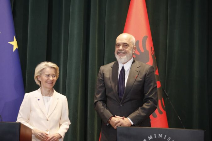 Von der Leyen vjen sot në Tiranë  Nga takimi me Ramën te konferenca për shtyp  zbardhet agjenda e presidentes së Komisionit Europian