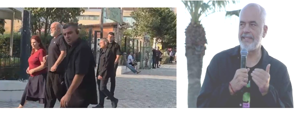 Kryeministri Rama vizitë në Vlorë  pritet nga kryebashkiakja Mersini